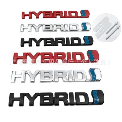 Eco-Friendly Hybrid Emblem Sticker for Toyota RAV4/Reiz Rear