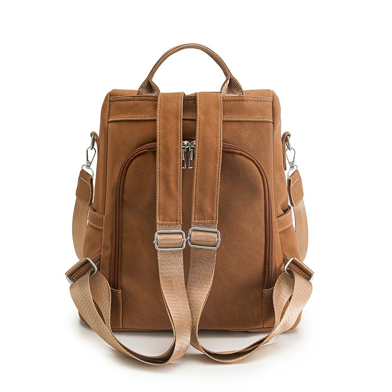 Multifunctional Shoulder Bag Anti-theft Backpack Women's Stitching Backpack