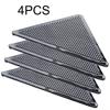 4PCS Mat Grippers Non-Slip Rubber Sticker for Tile Hardwood Floors
