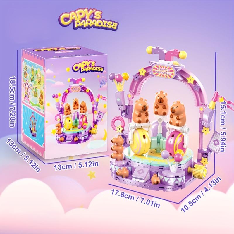 

Capybara Machanical Building Block Toys Educational Toys Suitable For Holiday Birthday Gifts For Family, Children And Friends No Box