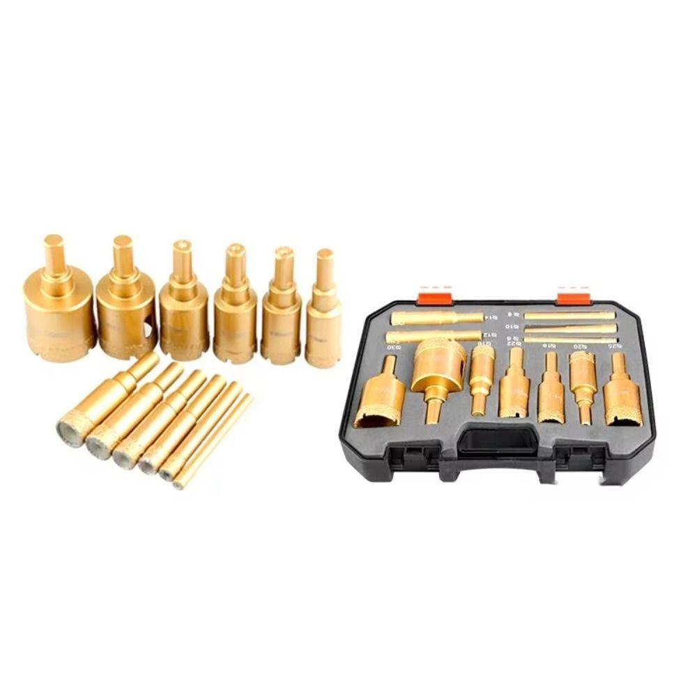 6-35mm Diamond Hole Drill M10 Diamond Coated Tile Hole Opener Durable Grinding Head Dry Drilling Hole Opener