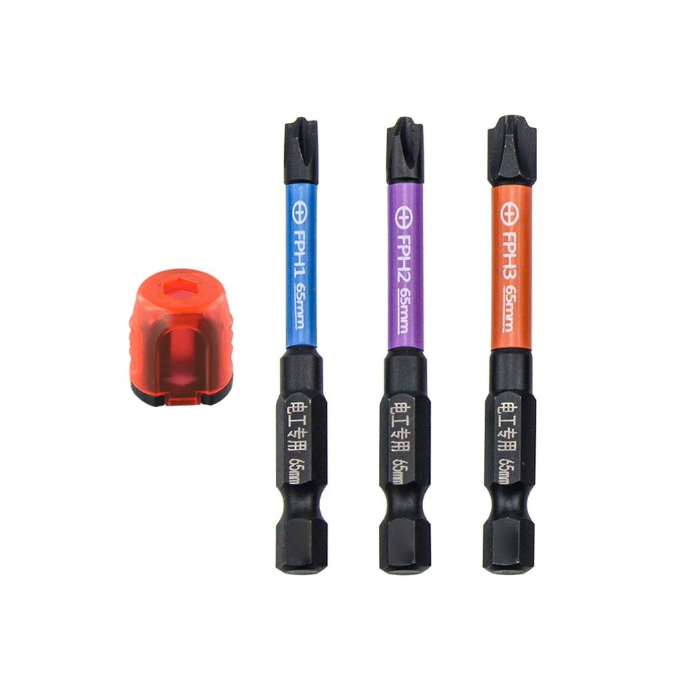 FPH1 FPH2 FPH3 FPZ1 FPZ2 FPZ3 Special Slotted Cross Screwdriver Bit For Electrician With Magnetic Ring 65mm/110mm.