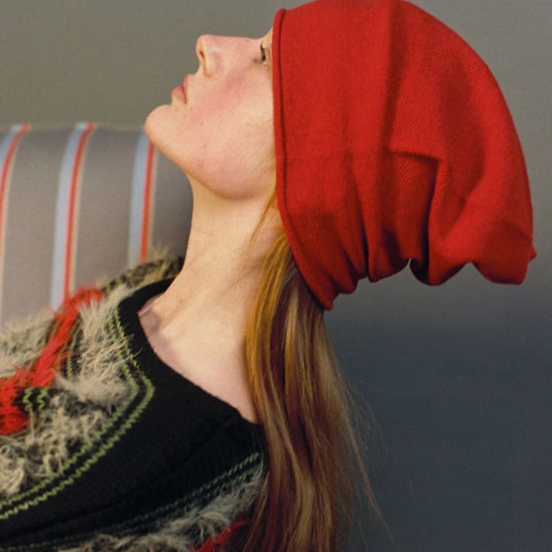 

AWESOME NEEDS OVER FIT KNIT HAT_RED FREE