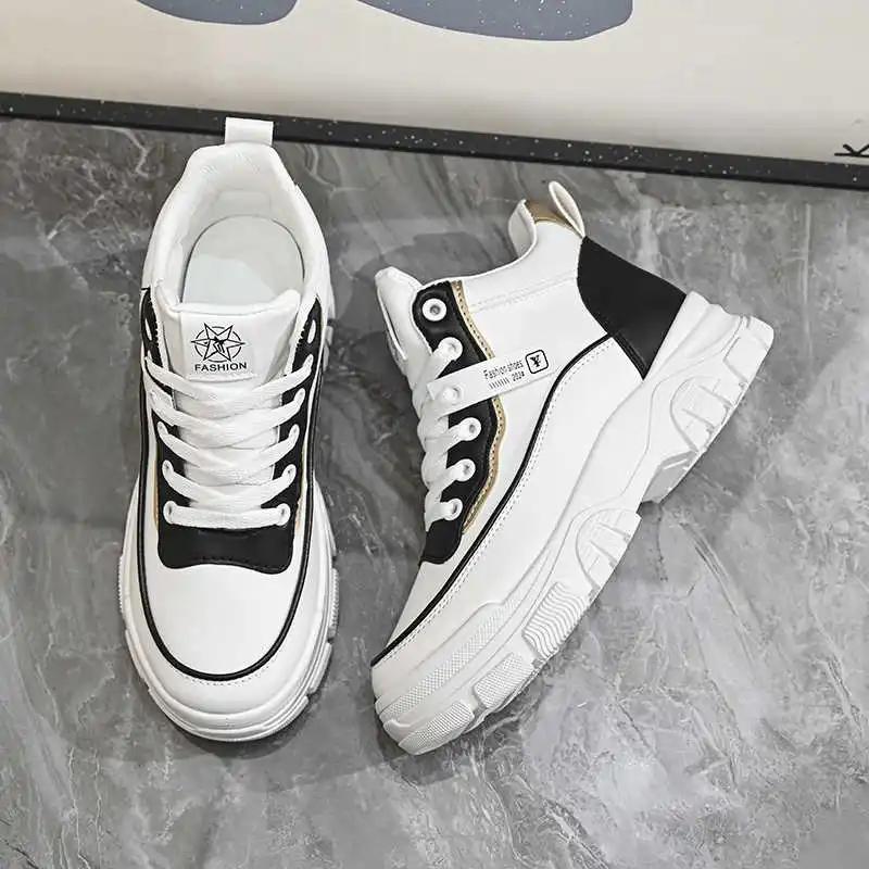 Letní tenisky Velikost 44 Chůze Hnědé Dámské Boty Zelené Boty Dámské Sportovní Snekaers Sapatenes Slavné Značky Přeprodej