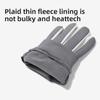 Full Finger Cycling Gloves Solid Color Sports Mittens Fashion Winter Warm Gloves  Women