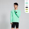 Men's Quick-Dry Long Sleeve Sports Top - Moisture-Wicking, Breathable, Warm, High Elasticity