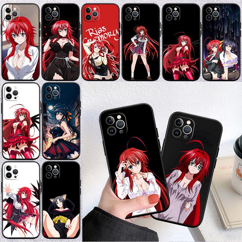 BH37 Rias Gremory Phone Case for Samsung Galaxy S20 S21 S22 Ultra FE + Plus A21S A22 A24 A25 A26 A30 A30S A31