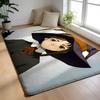 Anime S-Serial Experiments Lain Floor Mat Soft Flannel Floor Mat Non-Slip Absorbent Rug For Home Bedroom Bathroom