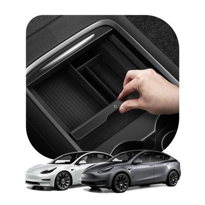 Center Console Organizer Tray for 2021-2023 Tesla Model 3/Y Interior Accessories Flocked Armrest