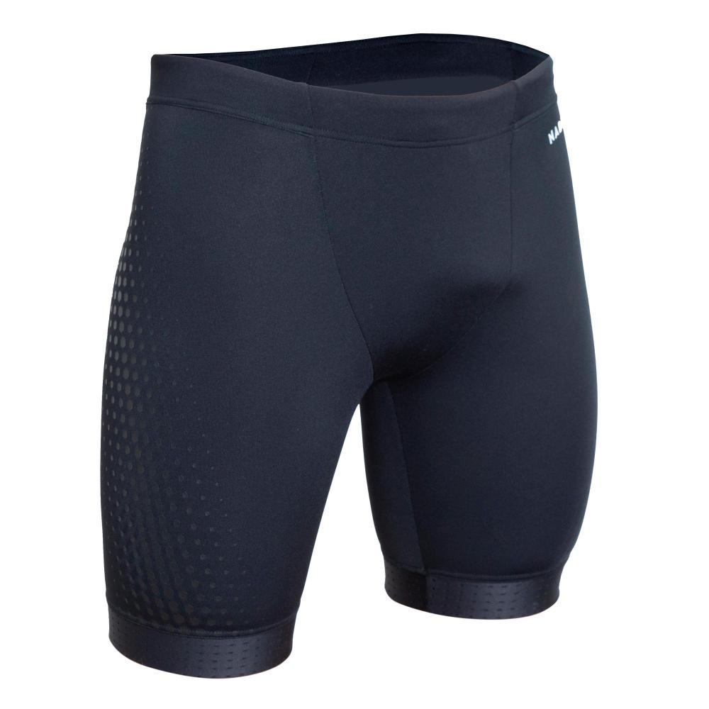 

DECATHLON Fiti Black Hexagon Skin-Friendly Comfortable Breathable Swim Trunks Men s Black 3XL-180/112A