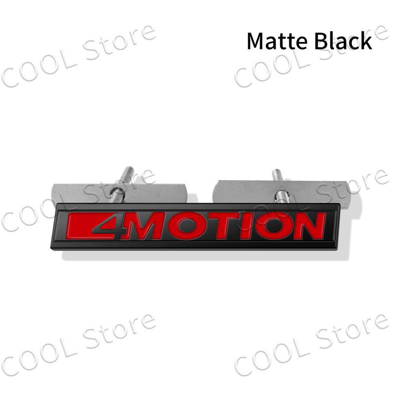 AABIP1 3D Car 4motion Emblem Logo Trim Front Hood Grille Badge Rear Trunk Sticker For VW Volkswagen Polo Golf Passat Jetta Accessories