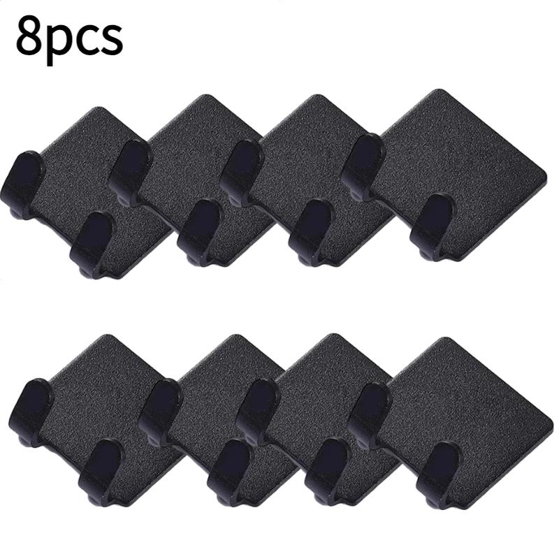 Adhesive Razor Holder Wall Mounted Bathroom For Shower Hook Rack Gillette Shaver Shaving Holder Black Plastic Hook