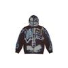 Full Zip Hoodie Travis Scott Cactus Jack For Fragment Skeleton Graffiti
