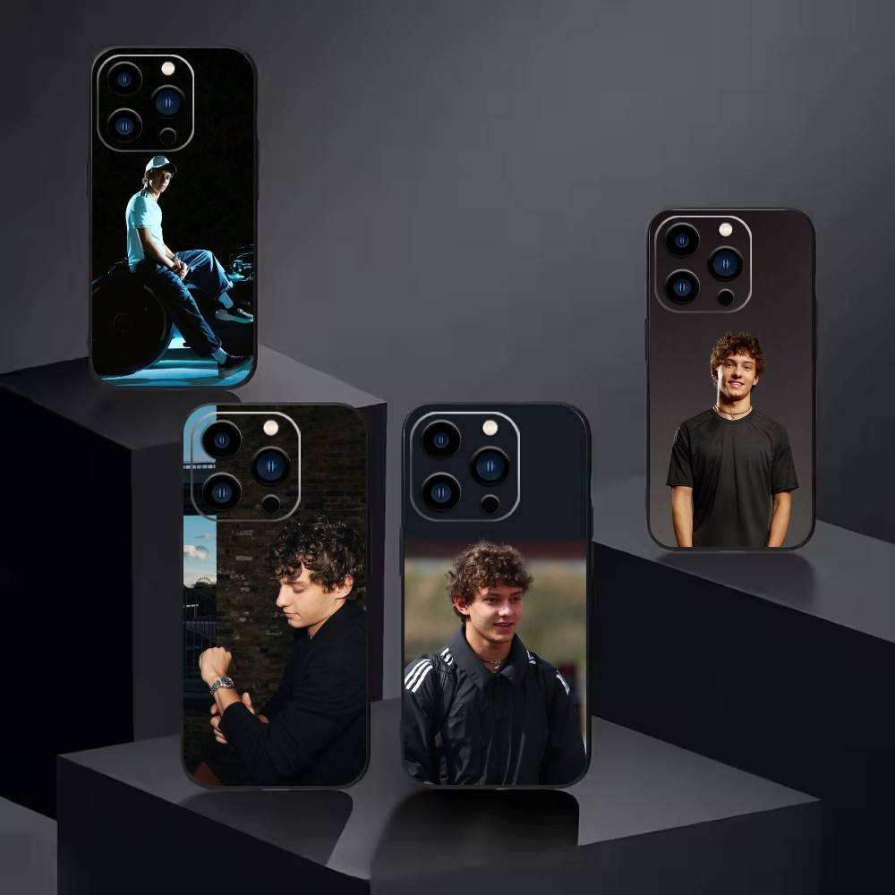 H-Kimi Cool A-Antonelli Handyhülle Für iPhone17,16,15,14,13,12 Plus,Max Weiches Silikon Schwarze Hülle