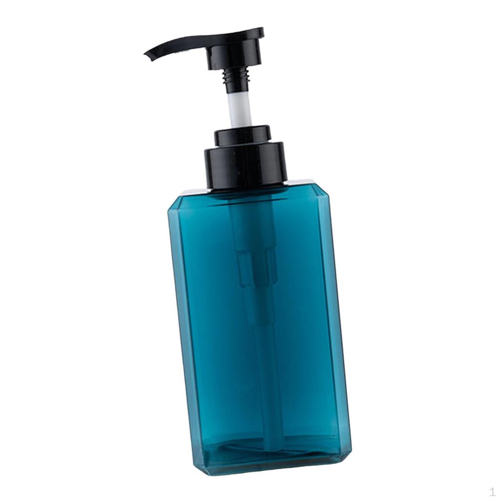 1 Piece Soap Dispenser Bottle Manual Liquid Lotion Reusable Hand Wash Container for Hotel Countertop