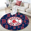 Boston Red Sox2,Round Area Rug,Carpet Rug for Living Room Bedroom Sofa Playroom Decor,Non-slip Floor Mat
