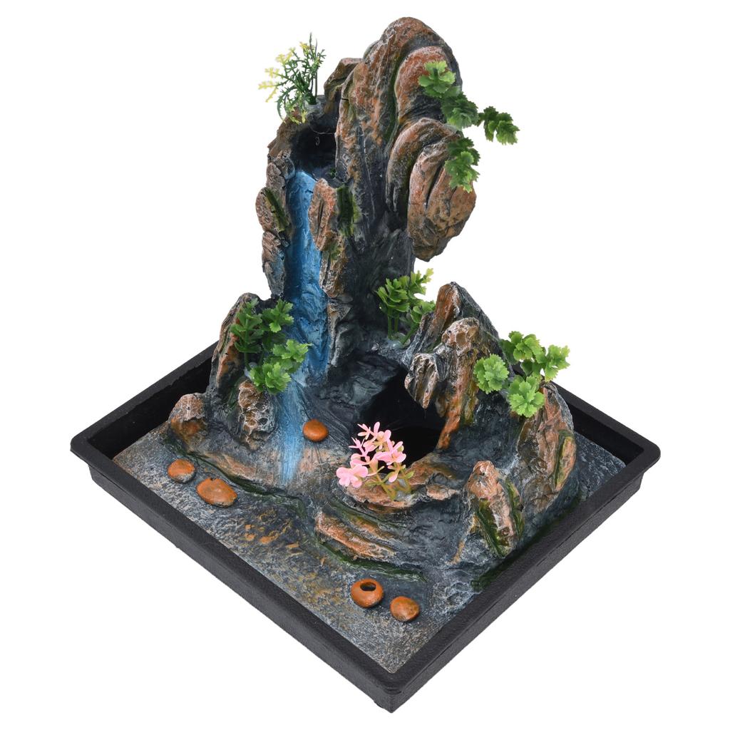 Stolní simulace skalní vodní fontány s automatickým čerpadlem pro domácí kancelářskou dekoraci stolu v USA