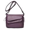Stylish Women's Casual Shoulderbag Soft Pu Leather Handbag With Adjustable Strap