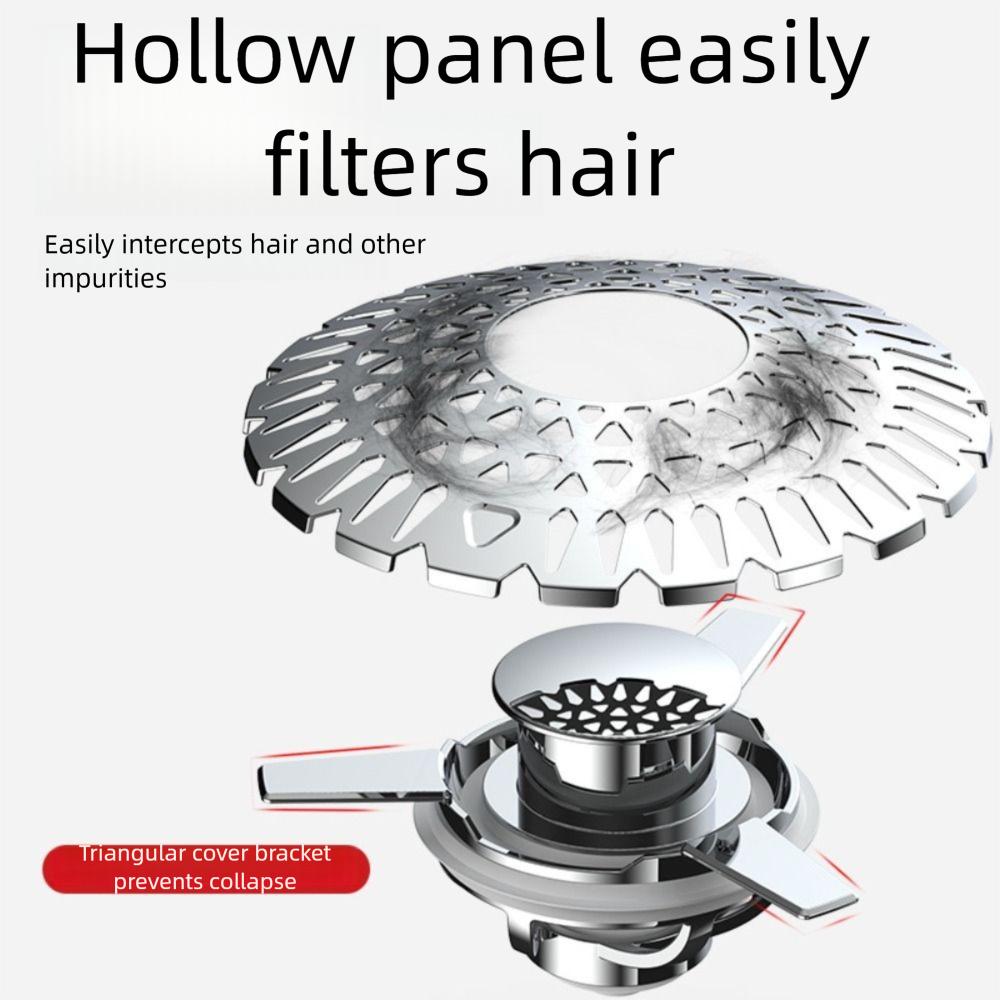 Press Type Stoppers Detachable Drain Stoppers Quick Water Flow Drain Stoppers  Bathtubs