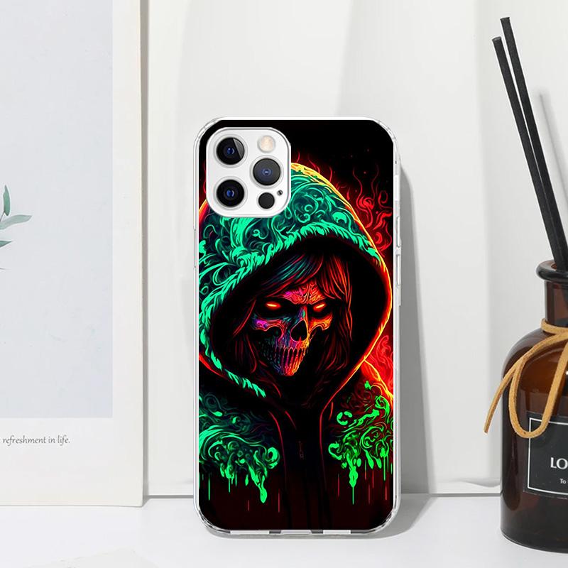 

Halloween Moon Witch Horror Phone Case For Iphone 17 Air 16 15 Plus 16E 14 Pro Max 13 Mini 12 11 7 8 SE Fundas Soft Back Cover 1 iPhone 17 Pro Max