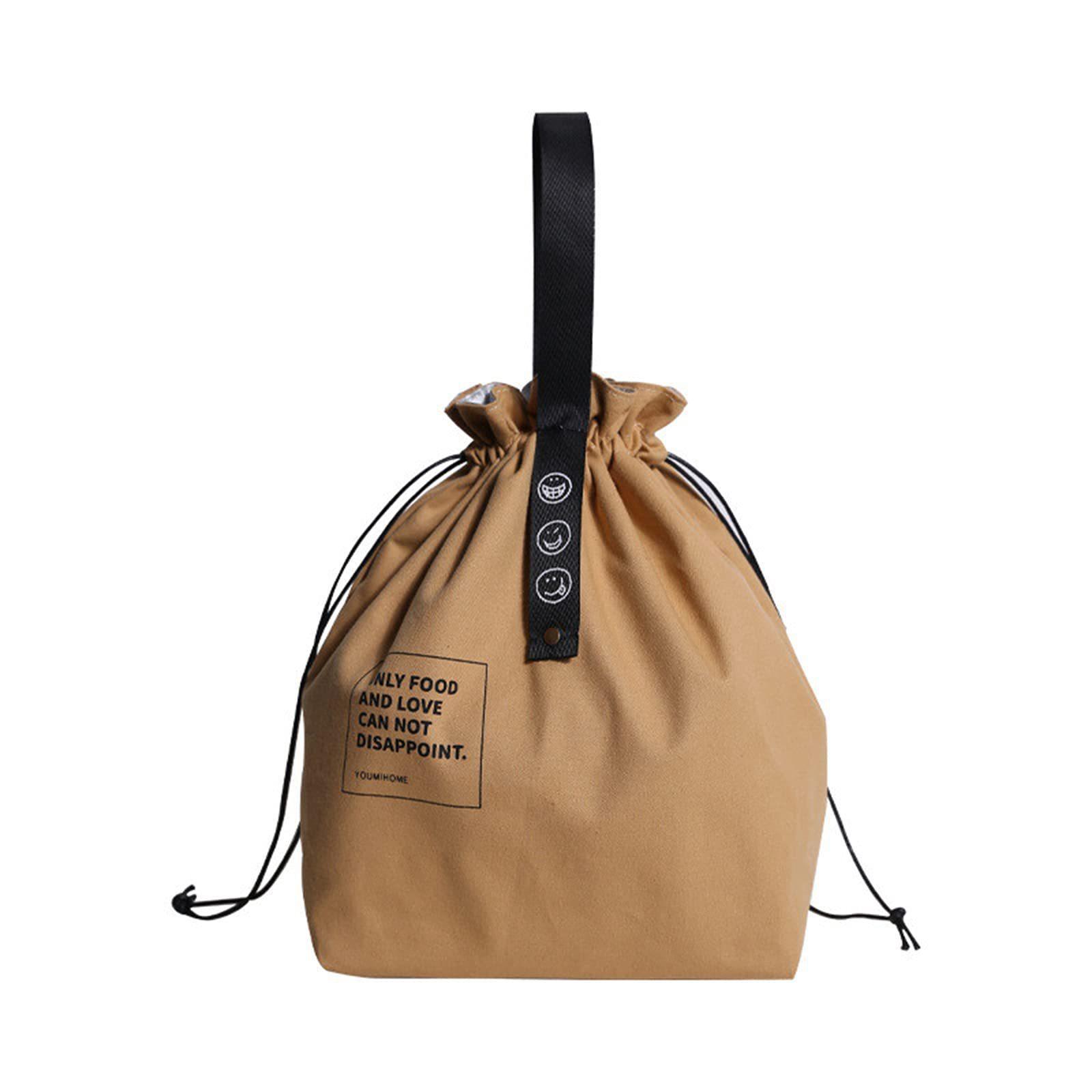 Large Insulated  Aluminum Foil Lunch Bag  Handle Bag Insulated Lunch Bag Picnic Student Bento Handbag  lunch bags for men