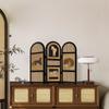 Vintage Desktop Screen Mini Painting Retro Leopard Decor for TV Cabinet Entryway Side Table