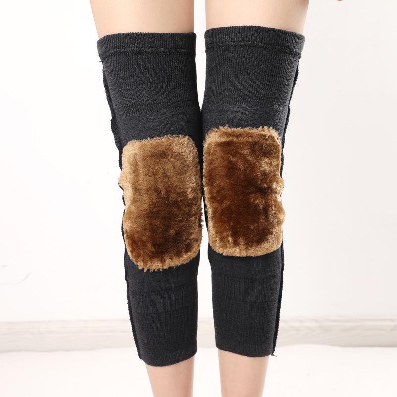 

Толстые флисовые эластичные наколенники из имитации кашемира для холодной погоды