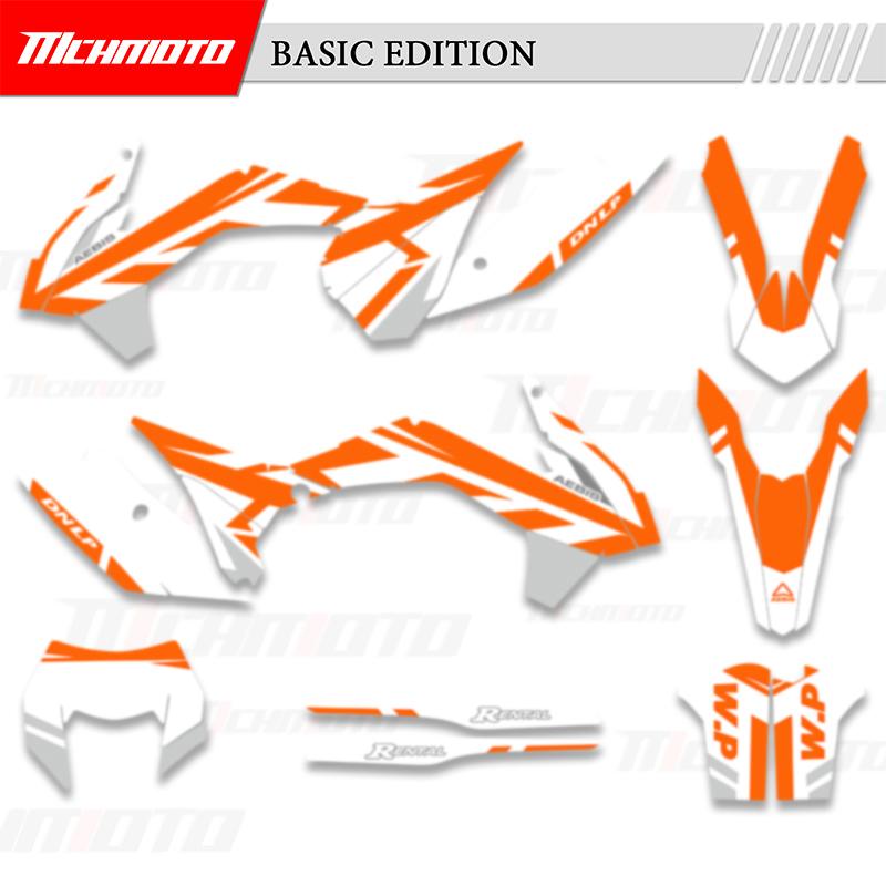 MCHMFG For KTM SX SXF XC XCF 2013 2014 2015 EXC XCW 2014 2015 2016 Graphics Decals Stickers Kits Number Name Background