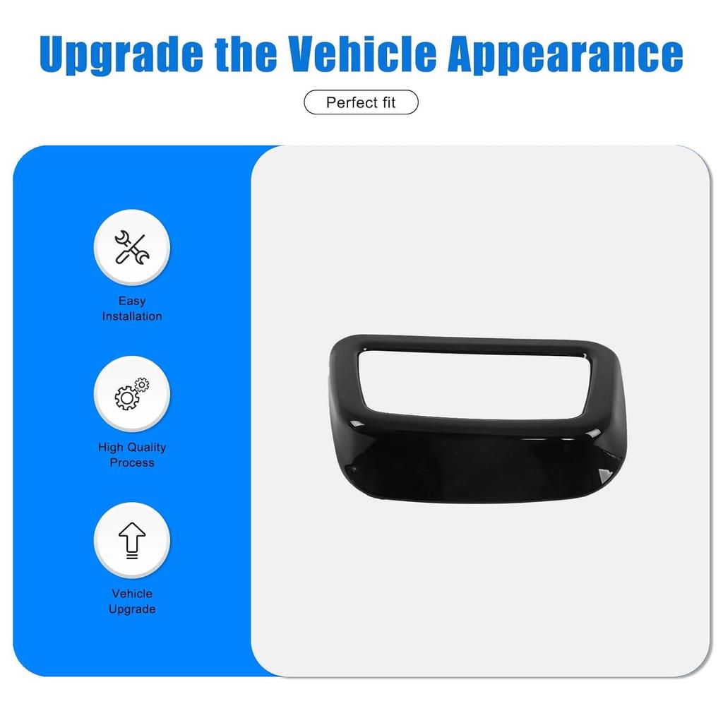Headlight Switch Panel Cover Trim Compatible with H-yundai Tucson/Santa Cruz 2022-2024, ABS Car Headlight Switch Button Frame Cover Decor Accessories