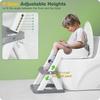 Children's Adjustable Toilet Seat with Stairs for Boys and Girls