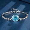 Jewelry Retro Simulation Rose Cut Colorful Treasure Color Retro Bracelet Bracelet Jewelry Heroine Stone 14Mm