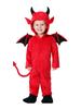 2026 Halloween Children's Clothing Yaksha Hooded Red Devil Vampire Performance Clothing Dressing Up Bull Demon King Clothing