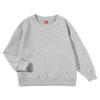 320g Cotton Kids' Round Neck Sweatshirt - Autumn/Winter Casual Solid Color Pullover
