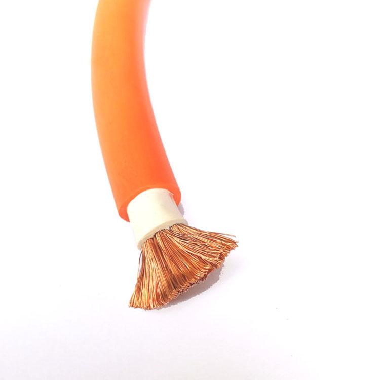 Cavo di Saldatura in Rame Puro 25mm² - Flessibile, Arancione, Resistente ad Acidi e Alcali, Anticorrosione, Rettificatore 25 Sq, Standard Nazionale.