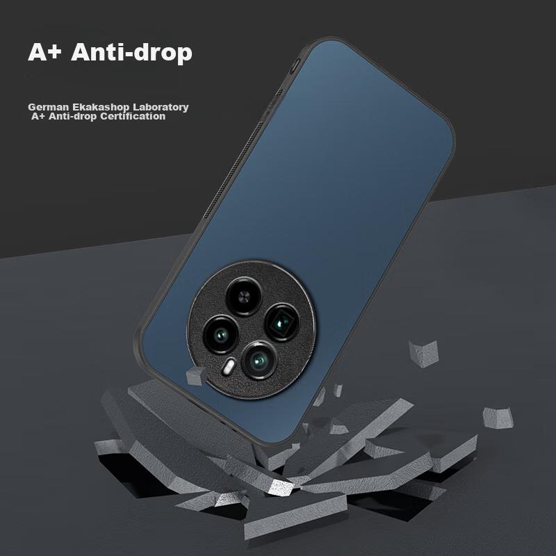 HotFire AG Matte Case for realme GT 5 Pro, Full Coverage Ultra Thin Anti-drop Anti-fingerprint Case - Graphite Black