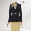 Win Women S claSSic Peplum collarleSS Jacket