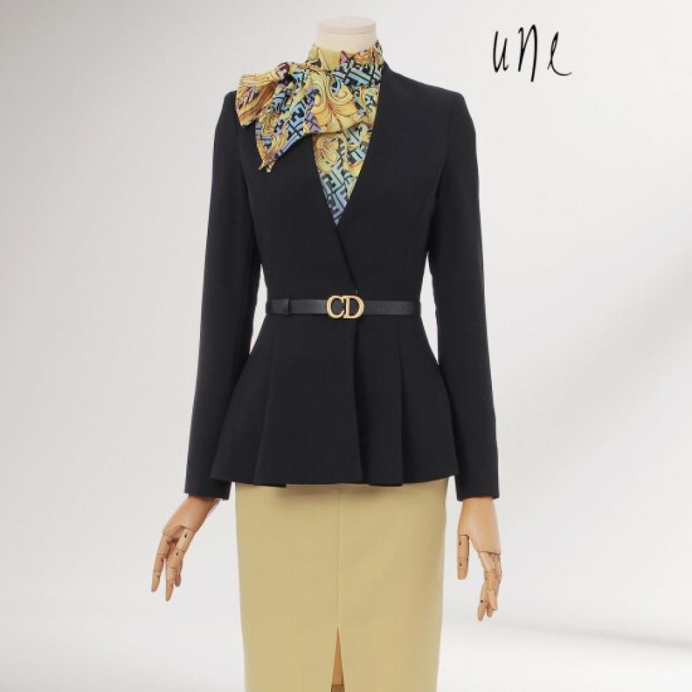Win Women S claSSic Peplum collarleSS Jacket