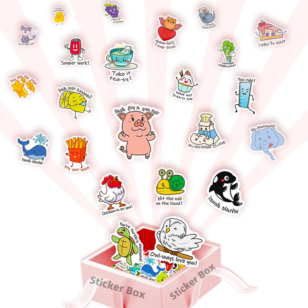 50 Homophone Stickers Fun Reward Children's Stickers English Stickers