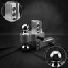 Adjustable Ball Mount with Dual Balls Aluminum Trailer Hitch Lockable