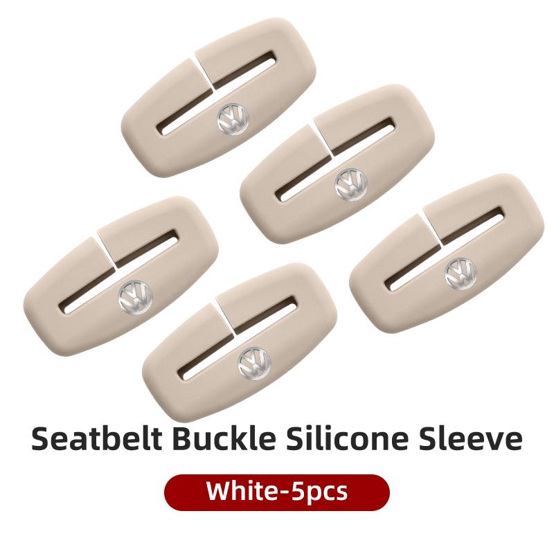 Car Seatbelt Buckle Cover Silicone Anti-scratch Protector Safety Belt Buckle Guard For VW Scirocco Jetta Beetle Golf Polo Touran 46YHS