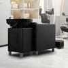 Shampoo Backwash Chair Salon & Spa Hair Washing Station with Wide Footrest