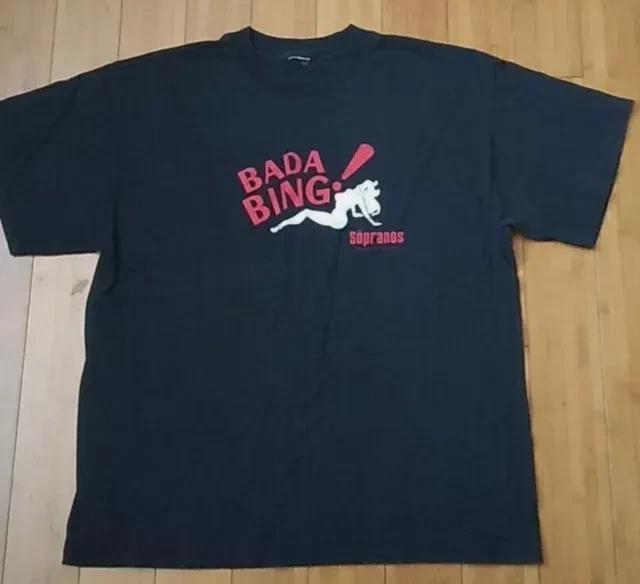Vintage 2000 The Sopranos “Bada Bing” Promo Graphic T-Shirt 4XL