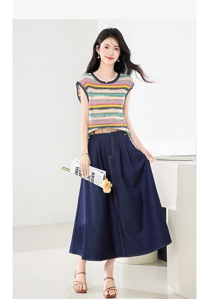 26 Summer Dressing Design Sense Niche Fashion Temperament Showing Thin and Small Figure Suit