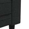 Vidaxl 3-Cz. Living Room Set, Black, Upholstered In Fabric