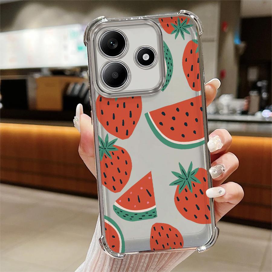 Cartoon Orange Phone Case for Xiaomi Redmi Note 9S 13 10 Lite 10s 14 10 Pro 11s 11 12 Pro 9Pro Soft Cover