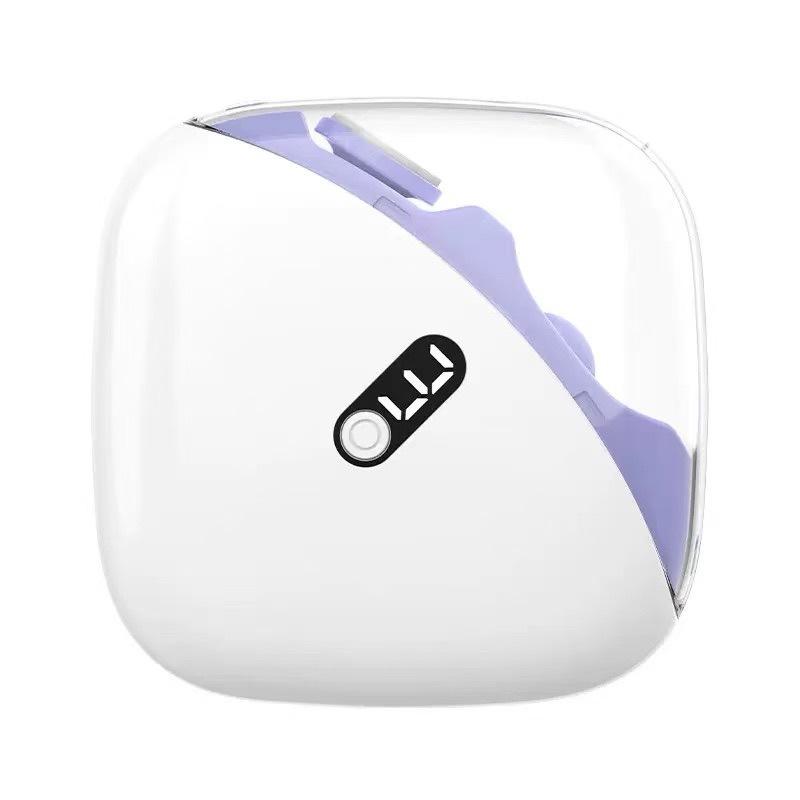 Cuidado de Uñas Cortaúñas Eléctrico Recortador Automático con Luz Tijeras para Pies y Pulidor Para Adultos y Bebés Cortaúñas