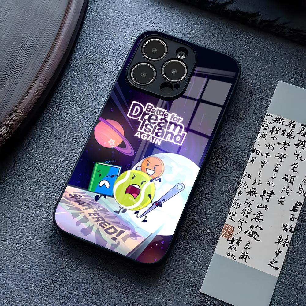 B-Battle For Dream Island Phone Case For IPhone 17 Pro Max 15 Pro 14 12 11 13 Mini X XR XS 16 Plus SE Glass Cover