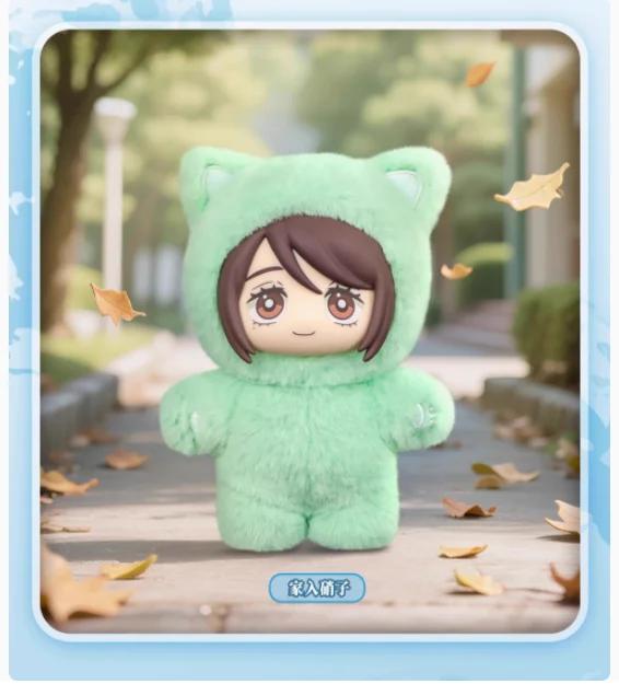 BANDAI Jujutsu Kaisen 2 Série Plyšáků s Kočičíma Ušima Slepý Box Anime Figurka - Kolekce Dekorací Mystery Room Dětský Dárek