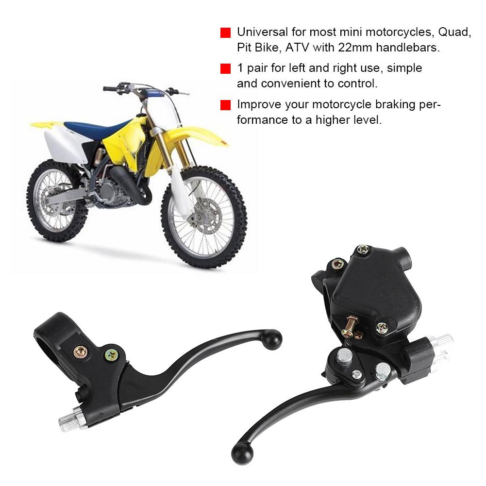 Pair of 22mm Left Right Thumb Throttle Brake Lever Fit For   Moto Quad Pit Bike ATV