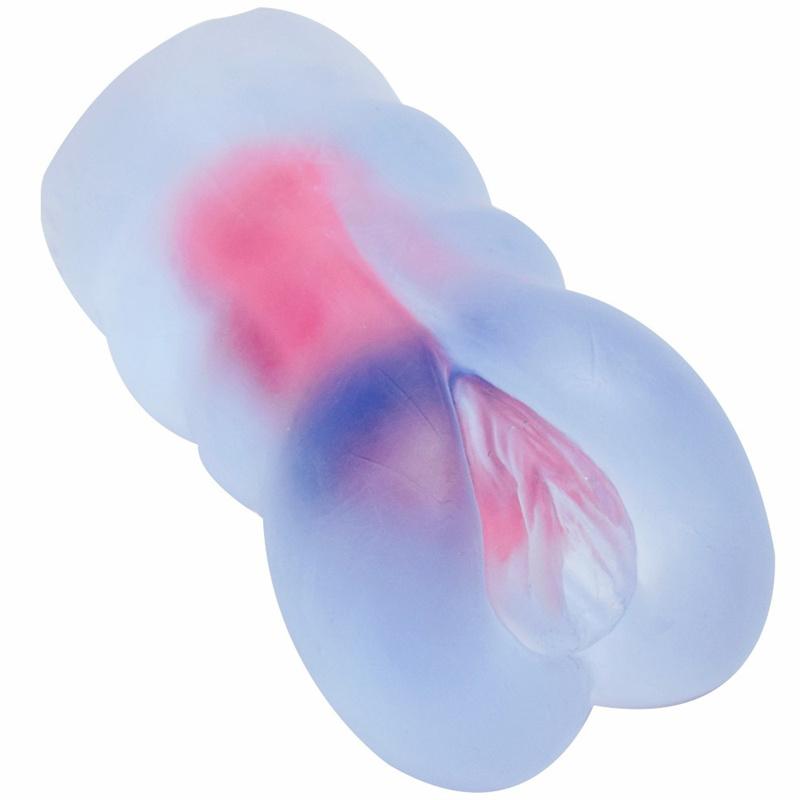 Demon Girl Transparent Blue Airplane Cup Male Inverted Model Forced Fake Vagina Famous Device Masturbation Device Adult Erotic Sex Products